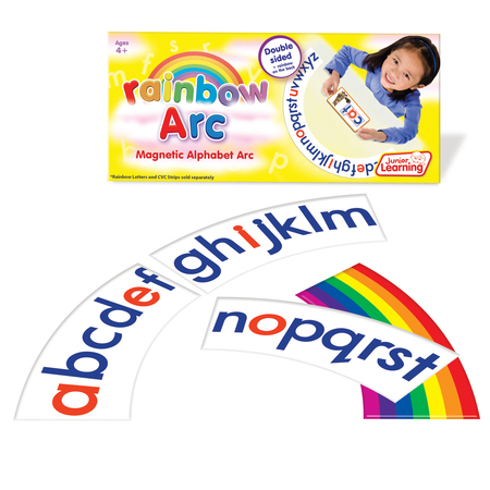 JUNIOR LEARNING Magnetic Alphabet Arc, Double Sided 197